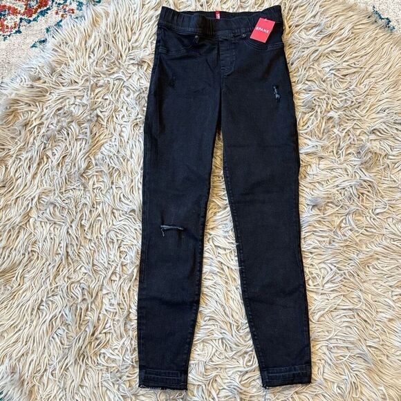NWT Spanx distressed skinny jean jeggings size small - Picture 1 of 6